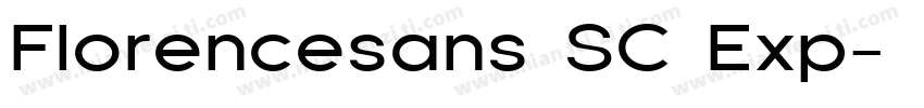 Florencesans SC Exp字体转换